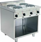 Cuisini�re Electrique | 4 Plaques | Soubassement Ouvert | 4