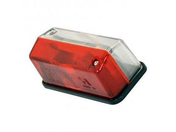 Breedtelicht rood/wit 12V rechthoek, Ophalen of Verzenden, Nieuw