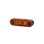 Zijmarkeringslicht 12/24V LED - Oranje, Autos : Pièces & Accessoires, Éclairage, Verzenden