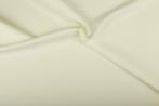 Texture gebroken wit - Polyester stof 10m op rol - ACTIE, Hobby en Vrije tijd, Stoffen en Lappen, 120 cm of meer, Wit, Ophalen of Verzenden