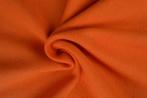 Boordstof - Oranje - Vanaf 10 meter, Oranje, Ophalen of Verzenden, 30 tot 120 cm, Katoen