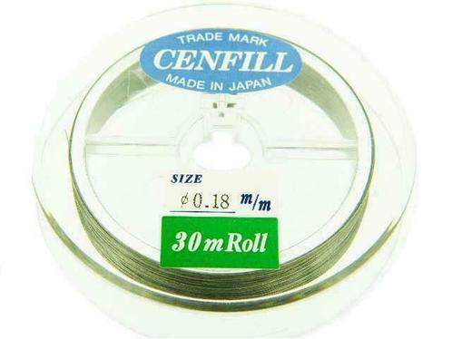Cenfill RVS (roestrvrijstaal) gecoat rijgdraad 0.18mm, Hobby en Vrije tijd, Kralen en Sieraden maken, Nieuw, Verzenden