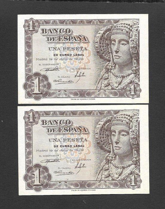 Spanje. - 14 Banknotes - various dates (Zonder Minimumprijs), Postzegels en Munten, Bankbiljetten | Europa | Niet-Eurobiljetten