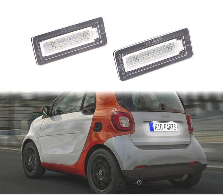 ÉCLAIRAGE PLAQUE D´IMMATRICULATION POUR SMART FORTWO LED, Auto-onderdelen, Verlichting, Verzenden