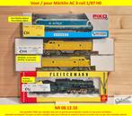Marklin modeltreinen, locomotieven, wagons, rails, 2dehands, Ophalen of Verzenden