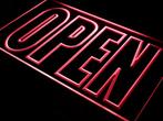 OPEN neon bord lamp LED verlichting reclame lichtbak #14 *RO, Huis en Inrichting, Verzenden, Nieuw