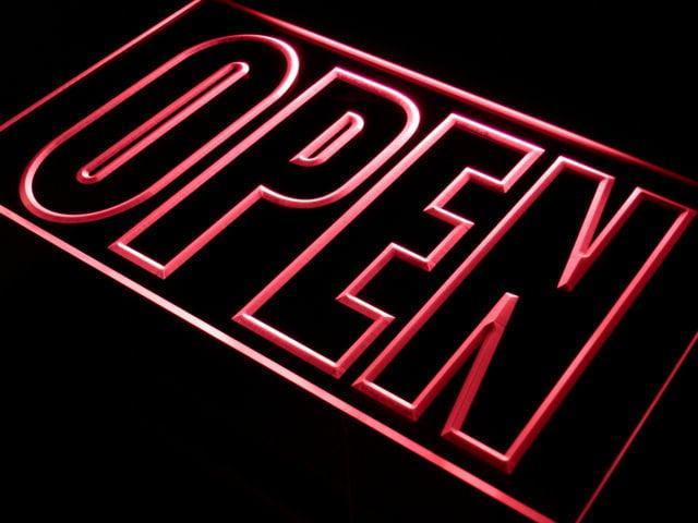 OPEN neon bord lamp LED verlichting reclame lichtbak #14 *RO, Huis en Inrichting, Lampen | Overige, Nieuw, Verzenden