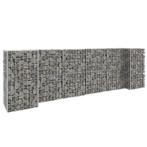vidaXL Gabion plantenbak H-vormig 260x40x80 cm staaldraad, Tuin en Terras, Verzenden, Nieuw