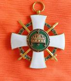 Hongarije - Medaille - Order Of The Holy Crown, Knight,, Verzamelen, Militaria | Tweede Wereldoorlog