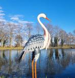 sculptuur, Metal standing heron - 112 cm - Metaal