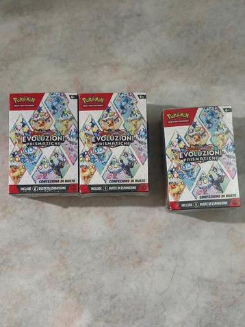 Pokémon - 2 Box - Evoluzione prismatiche 2 bundle - Scarlet beschikbaar voor biedingen