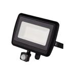 Floodlight met Sensor 50W IP65 4000K, Tuin en Terras, Verzenden, Nieuw, Netvoeding