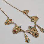 Zonder minimumprijs - Halsketting Zilver Turquoise -