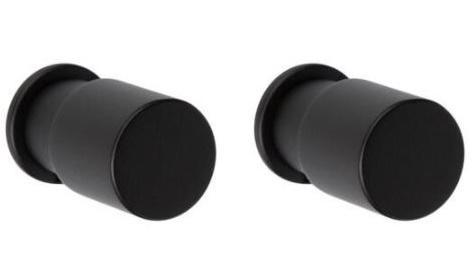 Set van 2 haken PIET BOON PB25 mat zwart, Doe-het-zelf en Bouw, Hang- en Sluitwerk, Klink of Kruk, Nieuw, Overige materialen