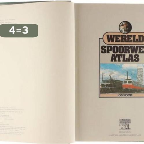 Wereld spoorweg atlas 9789010026927 O S Nock, Boeken, Techniek, Gelezen, Verzenden