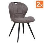Stoelen | MIRACLE | Microvezel/Metaal | Steel | Zwarte, Verzenden, Nieuw in verpakking