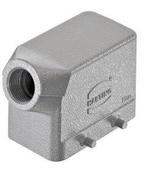 Harting 10B Zij-Ingang Kap M20 Aluminium - 19300101520, Verzenden