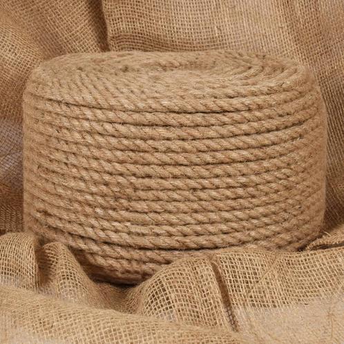 vidaXL Touw 25 m lang 12 mm dik jute, Doe-het-zelf en Bouw, IJzerwaren en Bevestigingsmiddelen, Nieuw, Verzenden