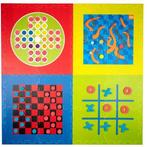 2dekans | Lifetime Games Speelmat 4-in-1 Spellen - 119 x 119, Kinderen en Baby's, Kinderkamer | Complete kinderkamers, Ophalen of Verzenden