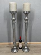 unieke XXL kandelaren 81 cm hoog - Kaarsenhouder - Aluminium, Huis en Inrichting, Nieuw