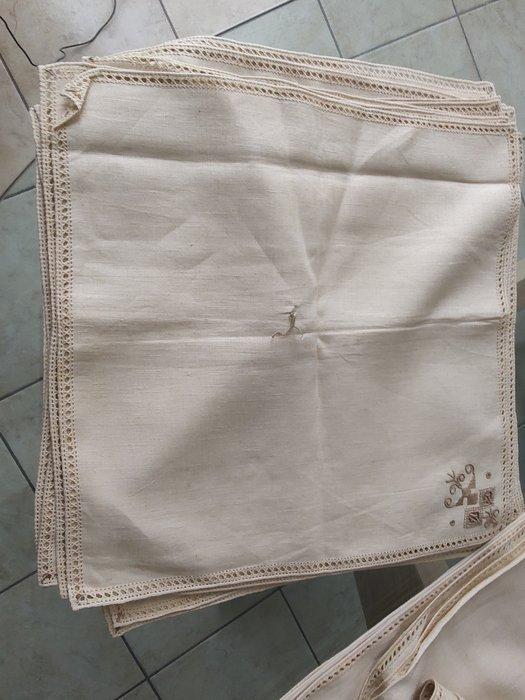 Tafelkleed - 290 cm - 170 cm - Gehaakt tafelkleed, Antiek en Kunst, Antiek | Tapijten, Tafelkleden en Textiel