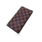 Louis Vuitton - Vintage Damier Ebene Canvas Long Bifold