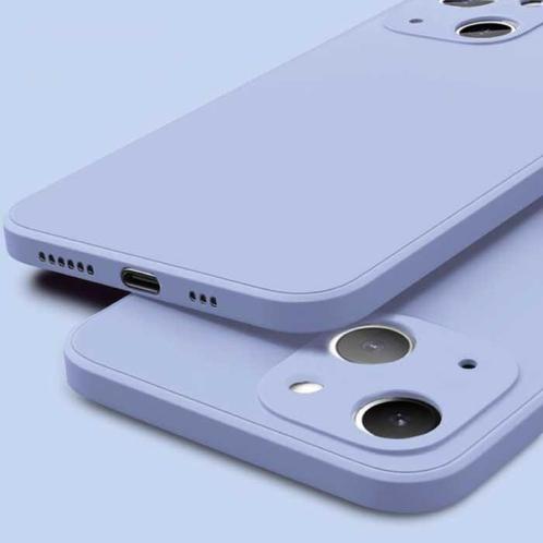 iPhone 13 Pro Max Square Silicone Hoesje - Zachte Matte Case, Telecommunicatie, Mobiele telefoons | Hoesjes en Screenprotectors | Apple iPhone