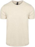 Profuomo T-Shirt Ecru Melange maat Maat 52/54 (L) Heren, Kleding | Heren, Verzenden, Nieuw, Maat 52/54 (L), Profuomo