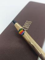 Apple Computer Rainbow Logo 10k Gold Filled Cross Pen -