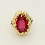 Bague - 18 carats Or jaune Rubis, Bijoux, Sacs & Beauté