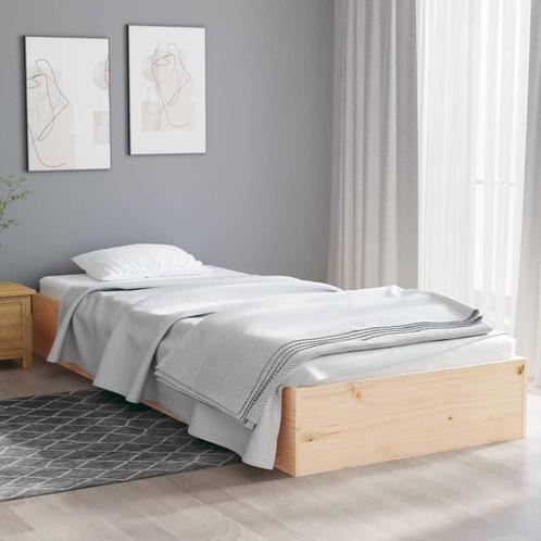 vidaXL Bedframe massief hout 90x190 cm, Huis en Inrichting, Slaapkamer | Bedden, Nieuw, Verzenden