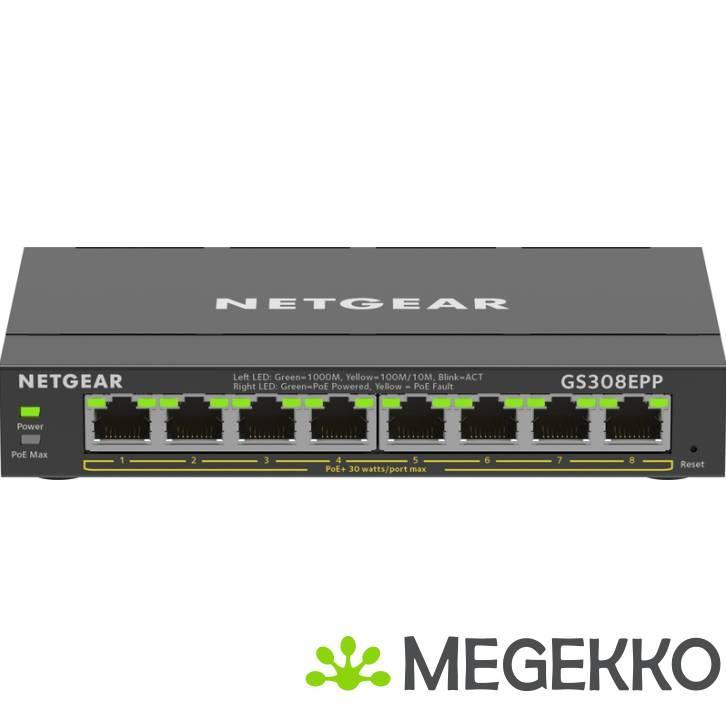 Netgear GS308EPP managed switch, Computers en Software, Overige Computers en Software, Nieuw, Verzenden