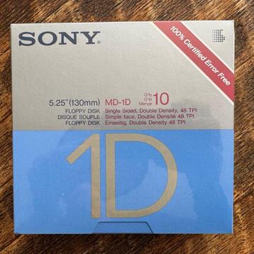 Sony 10 boxes 1-D MD-10 5,25inch Floppys - Computer - In beschikbaar voor biedingen