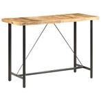 vidaXL Table de bar 150x70x107 cm Bois de manguier brut, Maison & Meubles, Verzenden, Neuf