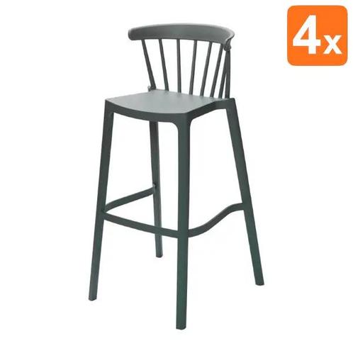 Barkrukken | WINDSON | Kunststof | Green | In-/Outdoor |, Zakelijke goederen, Horeca | Keukenapparatuur, Nieuw in verpakking, Verzenden