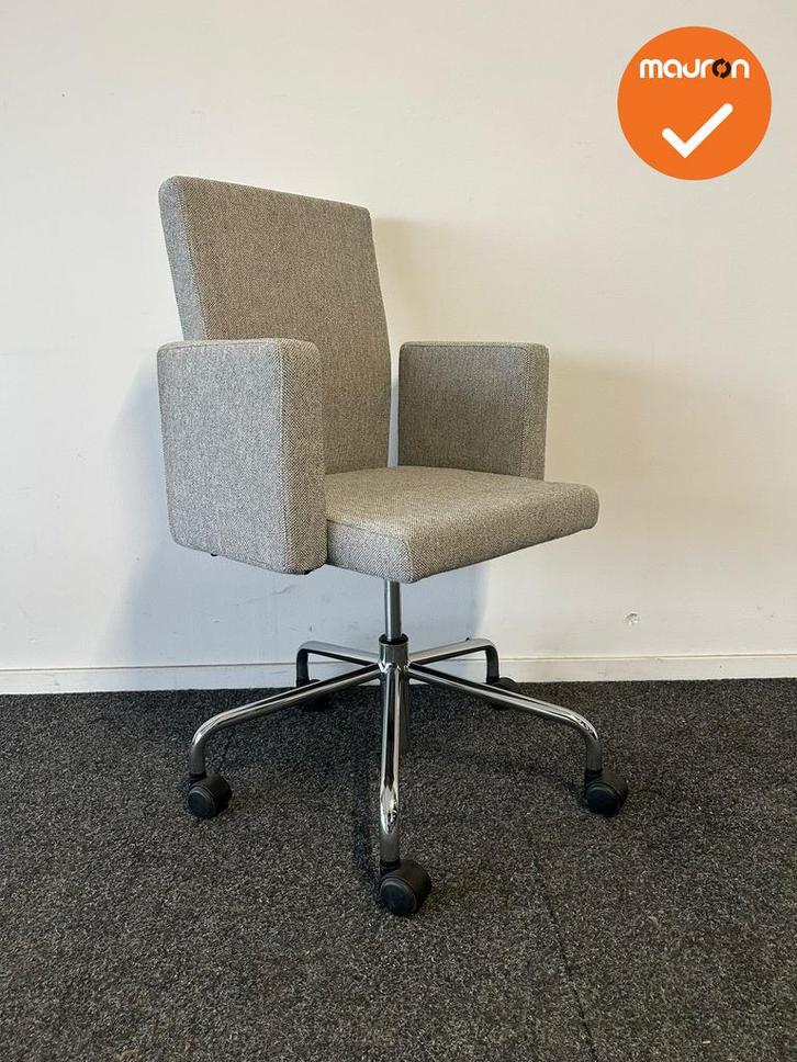 Pub & Club vergaderstoel - grijs gemêleerd stoffering - op, Zakelijke goederen, Kantoor en Winkelinrichting | Kantoormeubilair en Inrichting