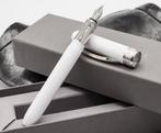 Visconti - Rembrandts White Marble Fountain pen - Zonder, Verzamelen, Pennenverzamelingen, Nieuw