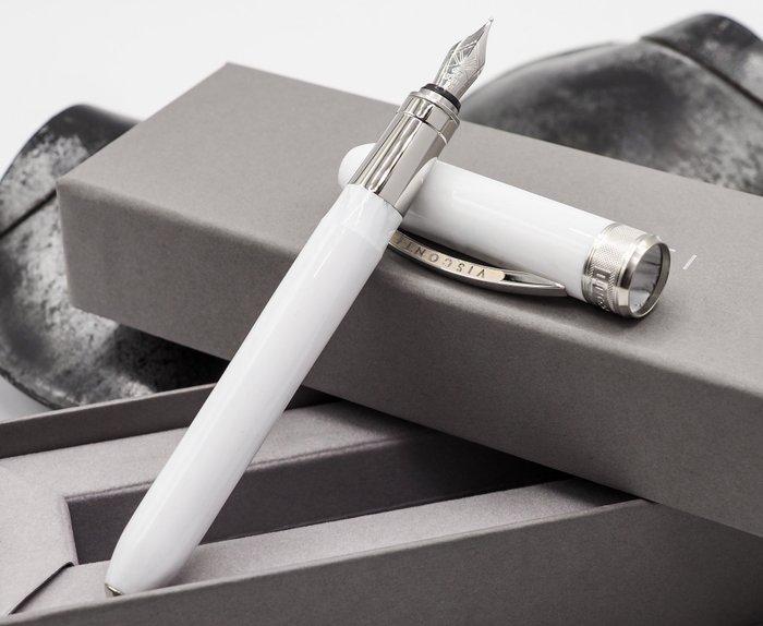 Visconti - Rembrandts White Marble Fountain pen - Zonder, Verzamelen, Pennenverzamelingen