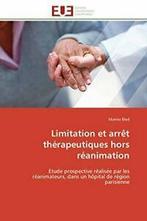 Limitation et arret therapeutiques hors reanimation. BLED-M, Livres, Verzenden, BLED-M