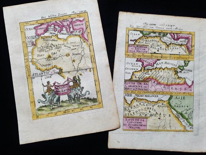 Afrique - [LOT de 2] - Afrique du Nord / Congo / Sénégal /, Livres, Atlas & Cartes géographiques