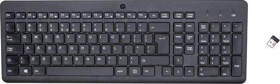 HP 220 Draadloos Toetsenbord QWERTY Zwart (Elektronica), Computers en Software, Muizen, Nieuw, Verzenden