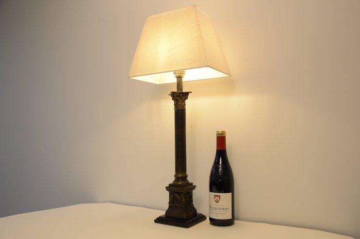 Tafellamp - Luxe Empire-stijl tafellamp - Marmer, Messing,, Antiek en Kunst, Curiosa en Brocante