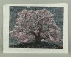Cherry Blossoms in Full Bloom - with seal Sou  - Japan