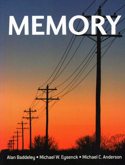 Memory - Alan Baddeley - 9781848720015 - Paperback, Livres, Livres d'étude & Cours, Envoi