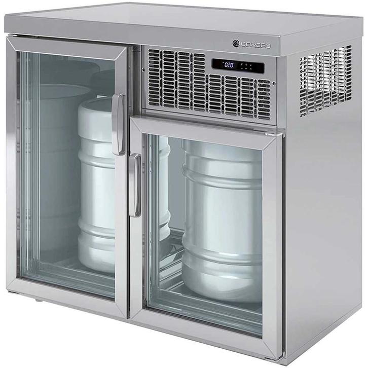 Vatenkoeler | RVS | 2x 50L (KEG) | +5°C/+8°C | Geforceerd |, Zakelijke goederen, Horeca | Keukenapparatuur, Nieuw in verpakking