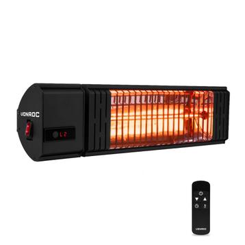 Heater Volsini 2000W – Met afstandsbediening en LCD scherm |, Verzenden