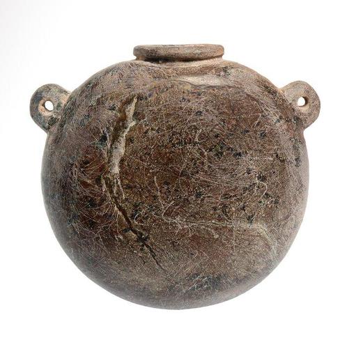Égypte ancienne Serpentin Flasque de la période dynastique, Antiek en Kunst, Antiek | Overige Antiek