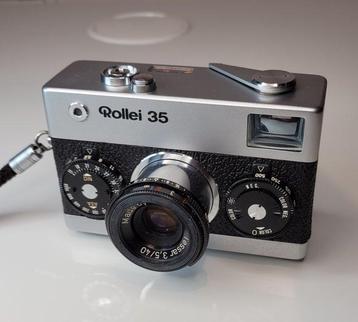 Rollei 35 mit Carl Zeiss Tessar 3,5/40mm mit Verpackung und, Audio, Tv en Foto, Fotocamera's Analoog, Nieuw