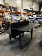 Ahrend Duo Zit Sta Bureau Zwart - Refurbished, Huis en Inrichting, Verzenden, In hoogte verstelbaar, Zo goed als nieuw, Stabureau