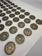 België. 10 Centimes 1920/1929 Lot van 50 stuks (Zonder, Postzegels en Munten